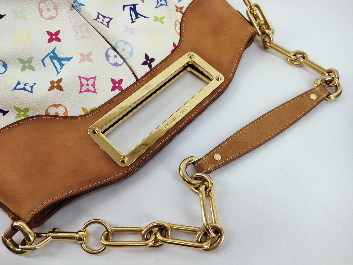 LOUIS VUITTON Monogram Multicolore Handbag with Serial Number