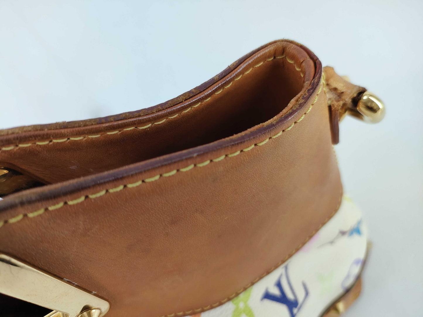 LOUIS VUITTON Monogram Multicolore Handbag with Serial Number