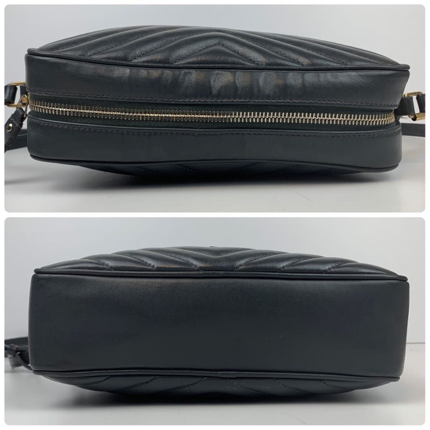SAINT LAURENT YSL Cassandra Leather Shoulder Bag with Quilted Leather Tassel