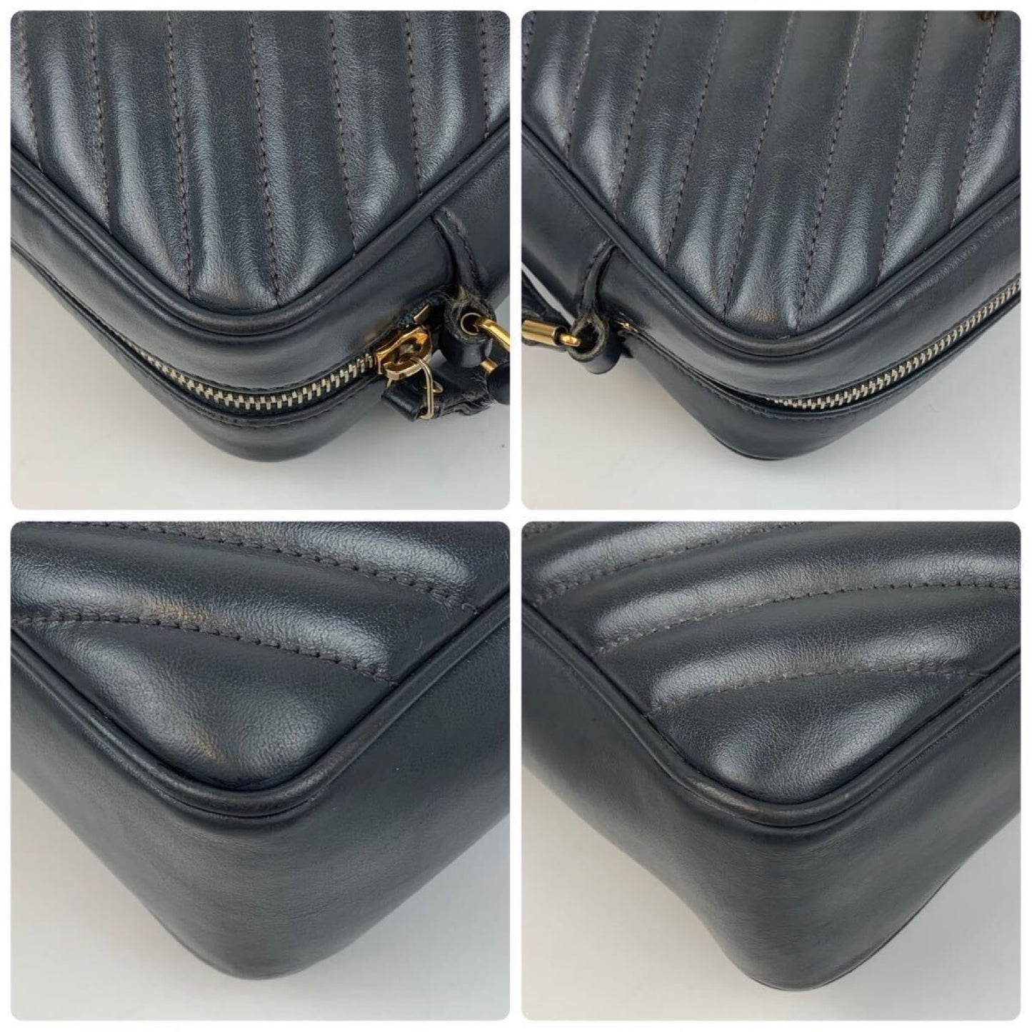 SAINT LAURENT YSL Cassandra Leather Shoulder Bag with Quilted Leather Tassel
