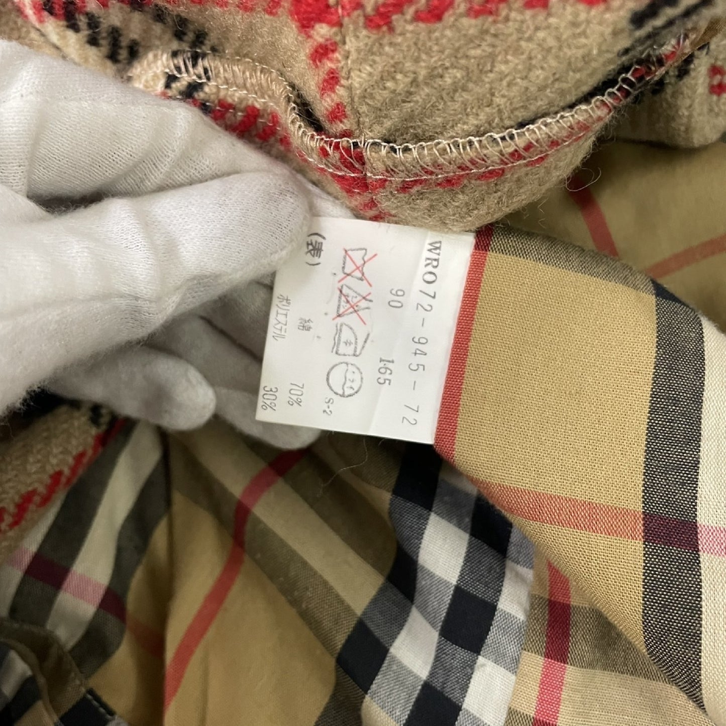 BURBERRY Coat Size 165 C-TK83 Coat