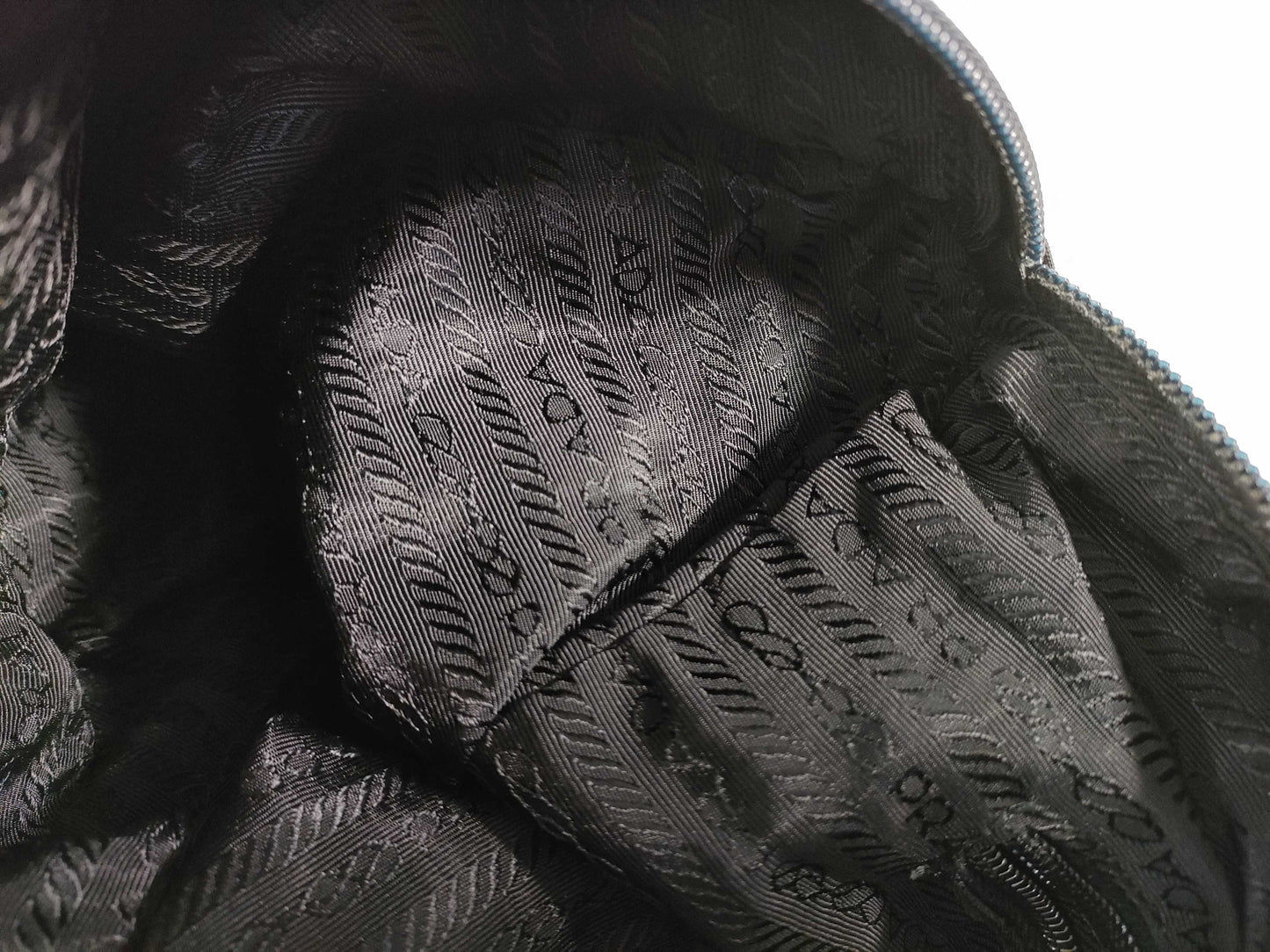 PRADA Nylon Shoulder Bag in Black