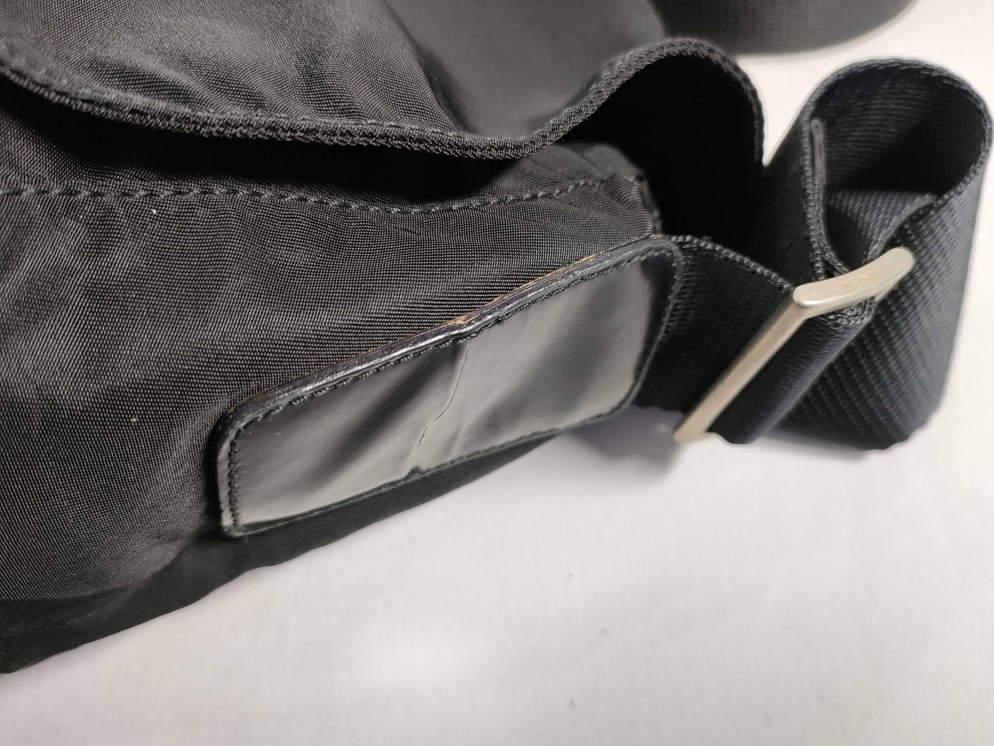 PRADA Nylon Shoulder Bag in Black