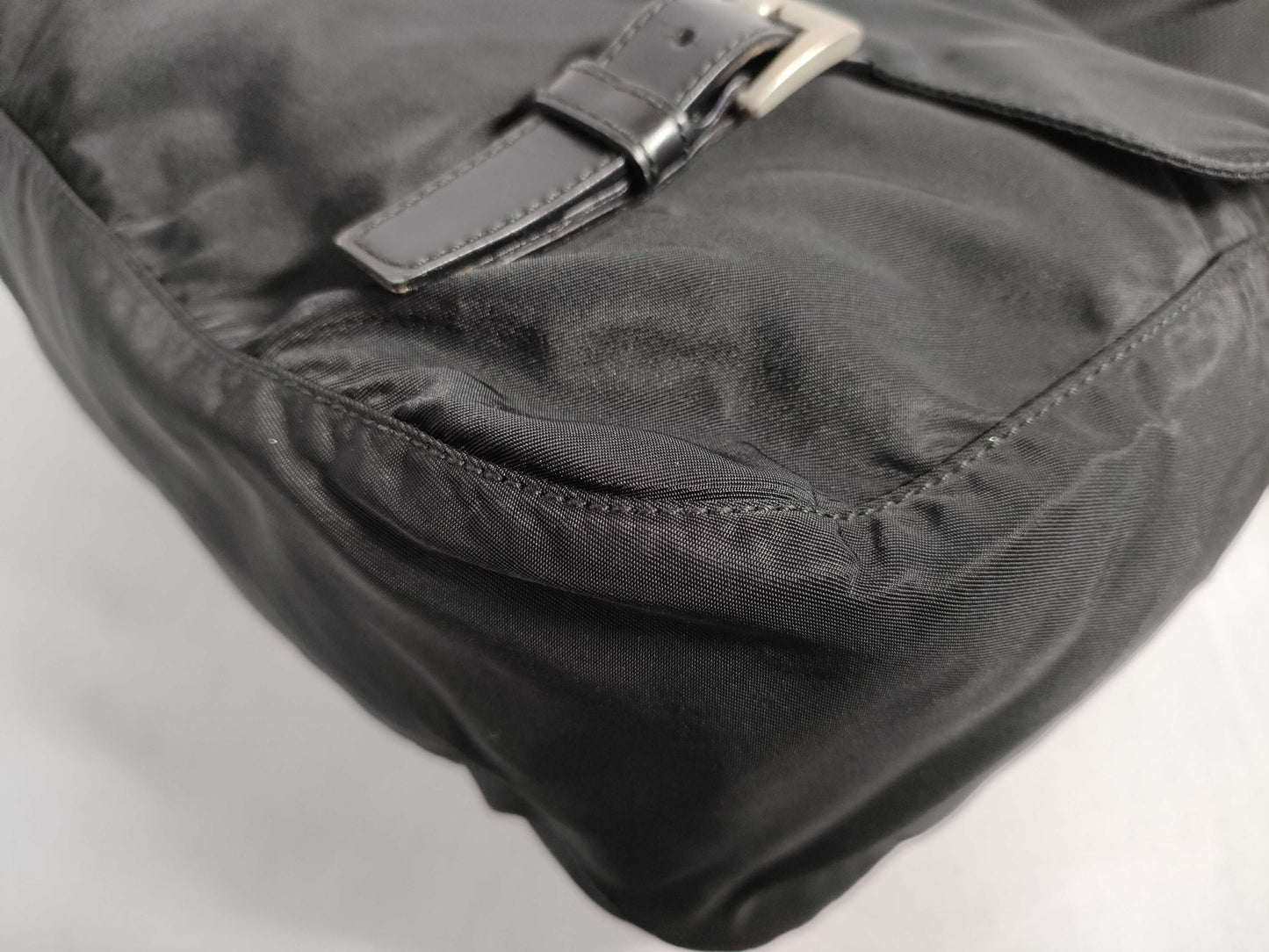 PRADA Nylon Shoulder Bag in Black