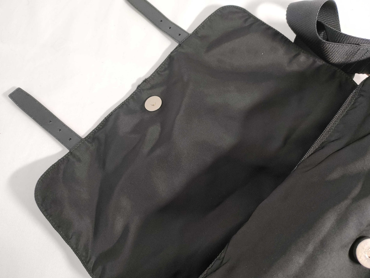 PRADA Nylon Shoulder Bag in Black
