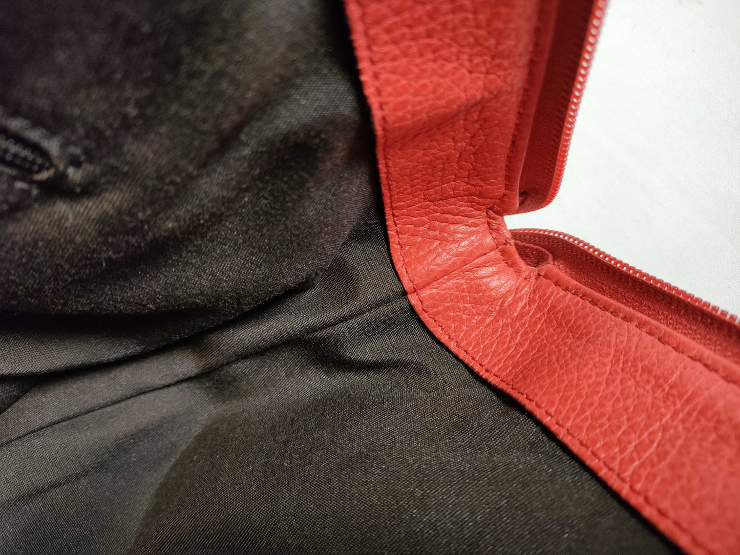 GUCCI GUCCI Gucci Tote Bag Leather Red Tote Bag