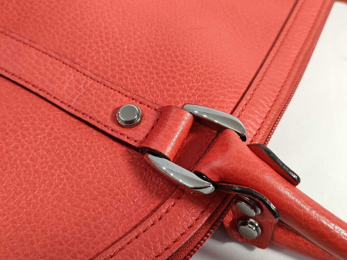 GUCCI GUCCI Gucci Tote Bag Leather Red Tote Bag
