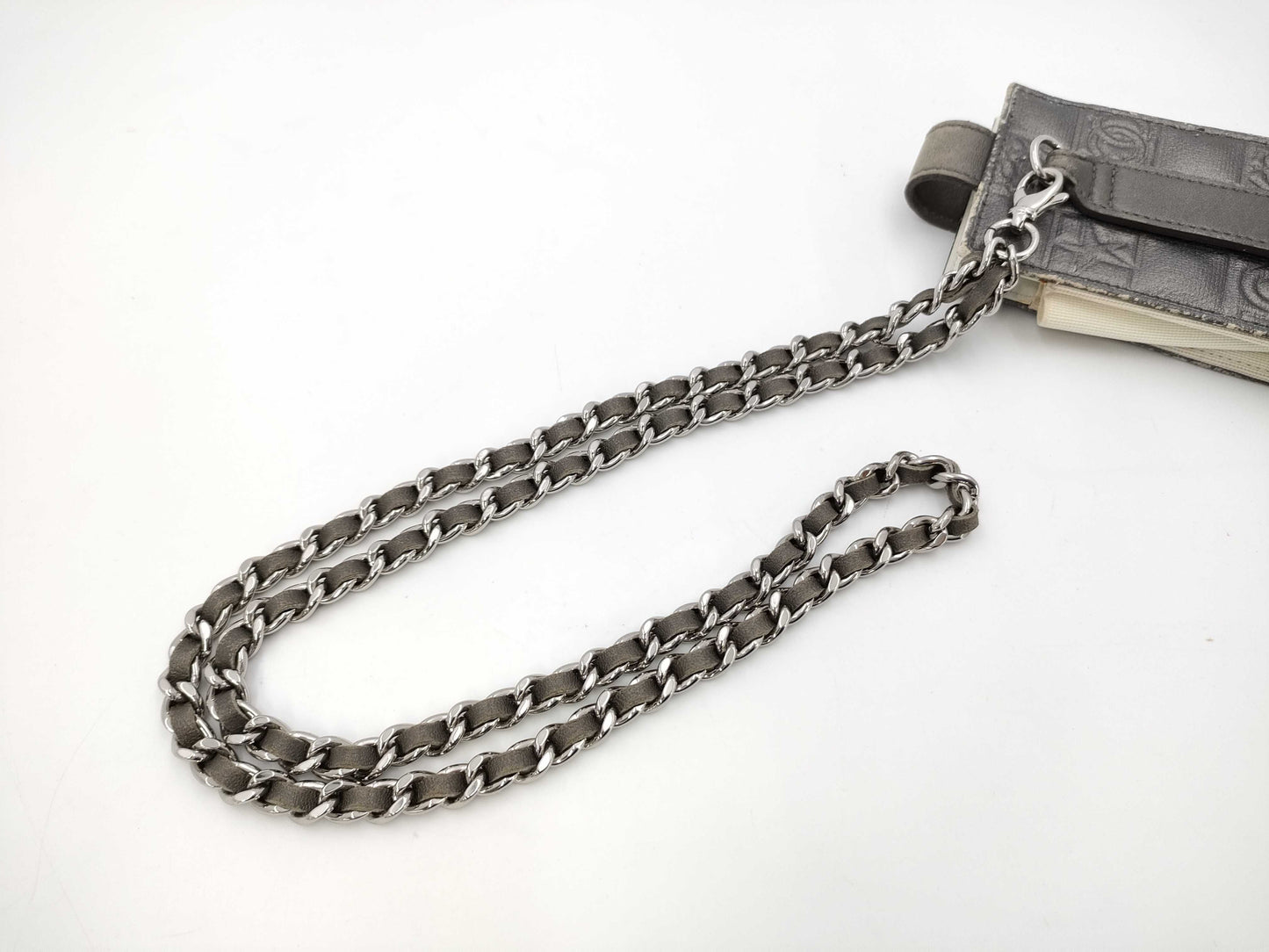 CHANEL CHANEL Mobile Phone Case Icon Silver Hardware/Chain Shoulder Other Accessories