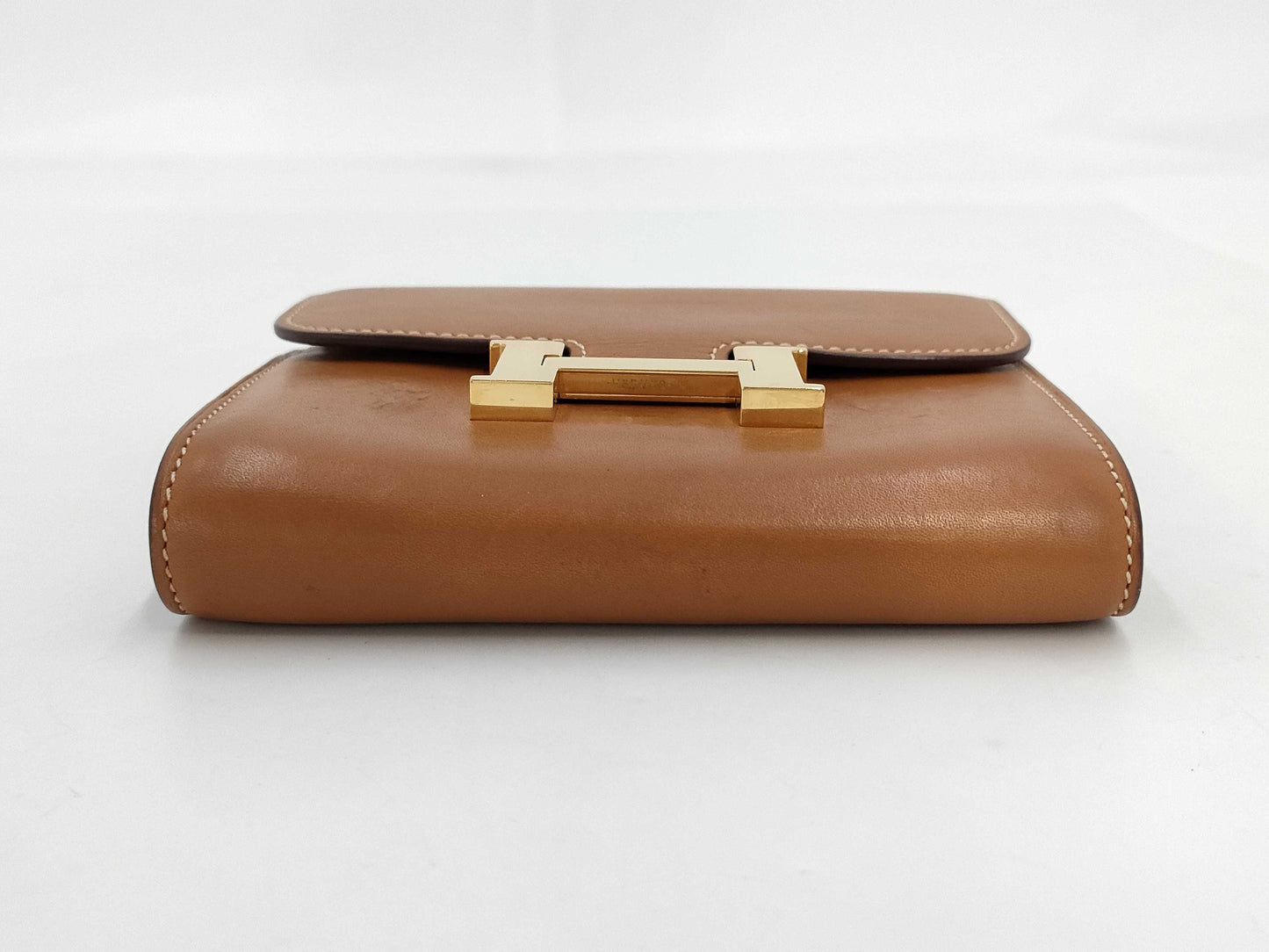 HERMES HERMES Constance Compact Swift X Engraved Wallet