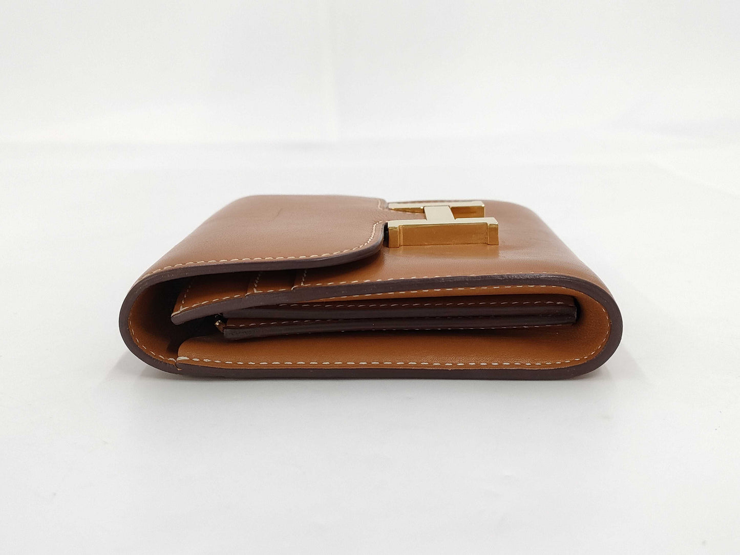 HERMES HERMES Constance Compact Swift X Engraved Wallet