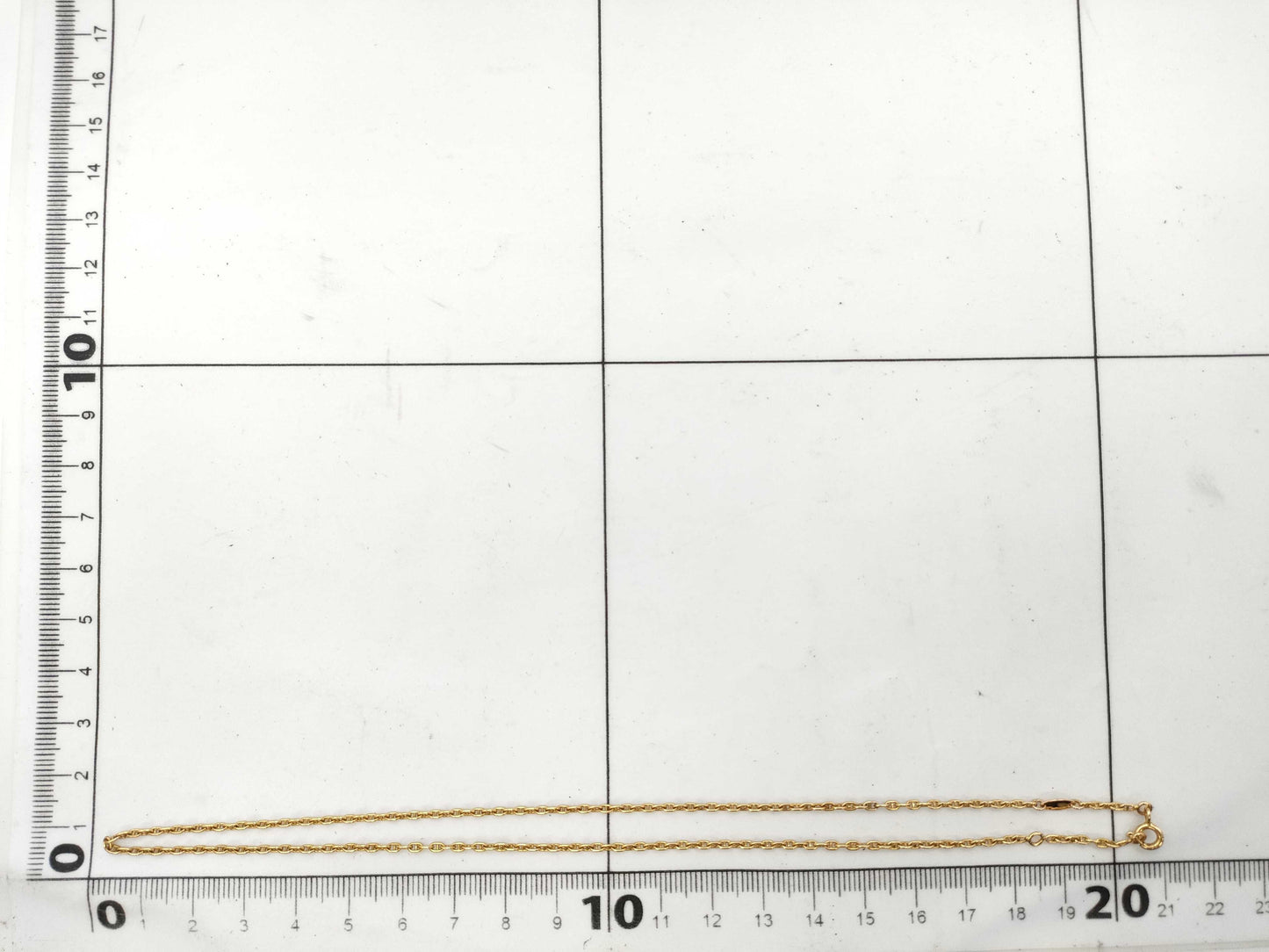 HERMES Mini PG/YG AU750 4.6g Necklace