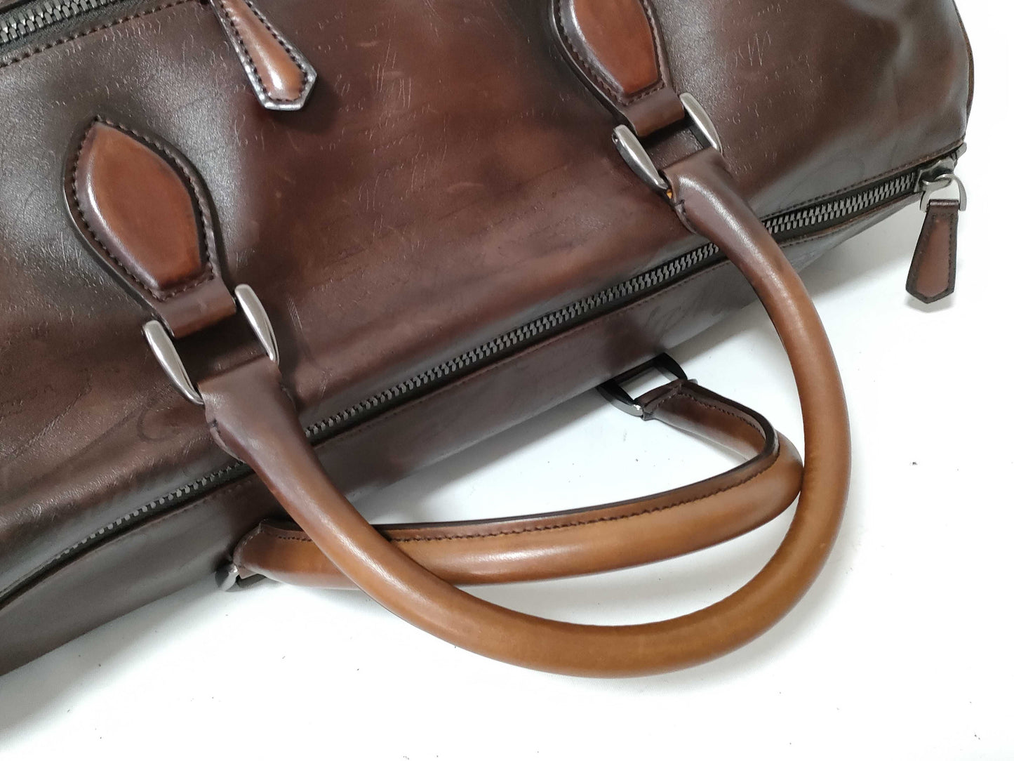 Berluti Boston Bag 2-way Calligraphy Boston Bag