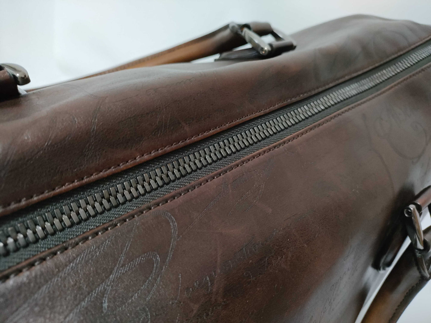 Berluti Boston Bag 2-way Calligraphy Boston Bag