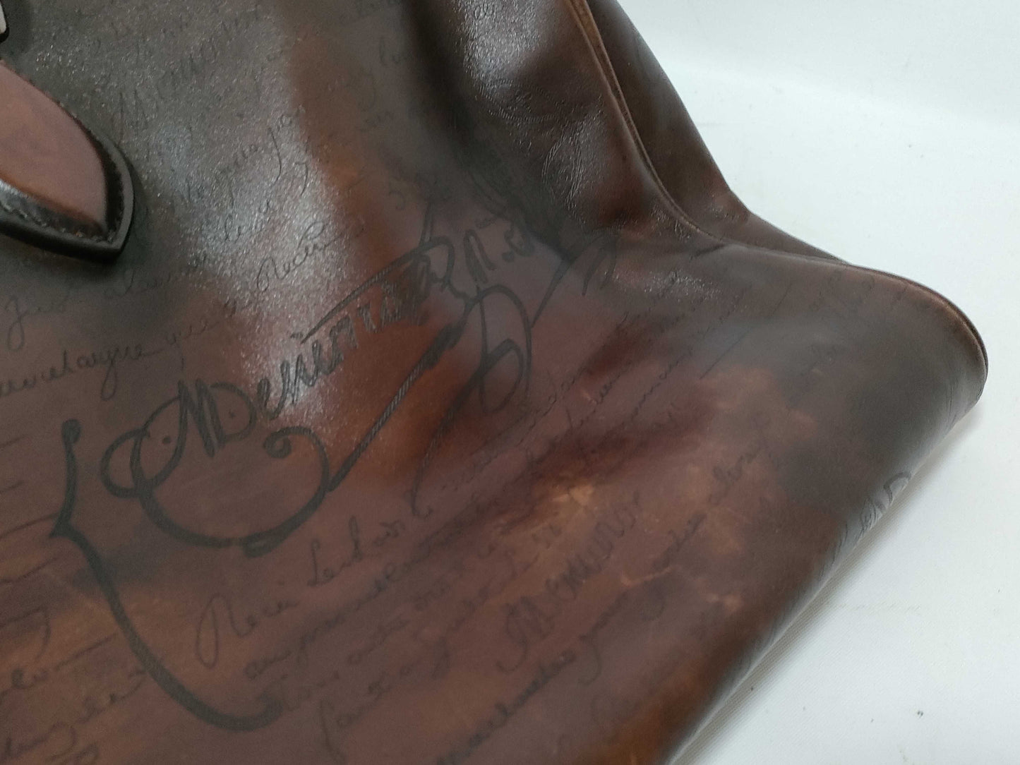Berluti Boston Bag 2-way Calligraphy Boston Bag