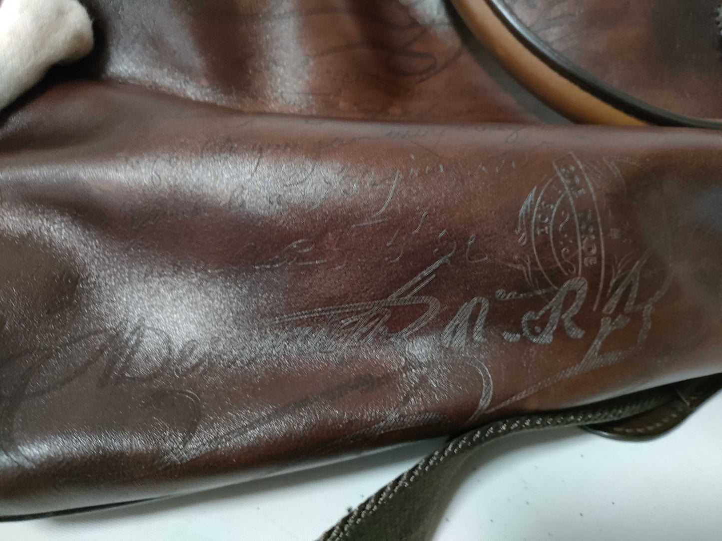 Berluti Boston Bag 2-way Calligraphy Boston Bag