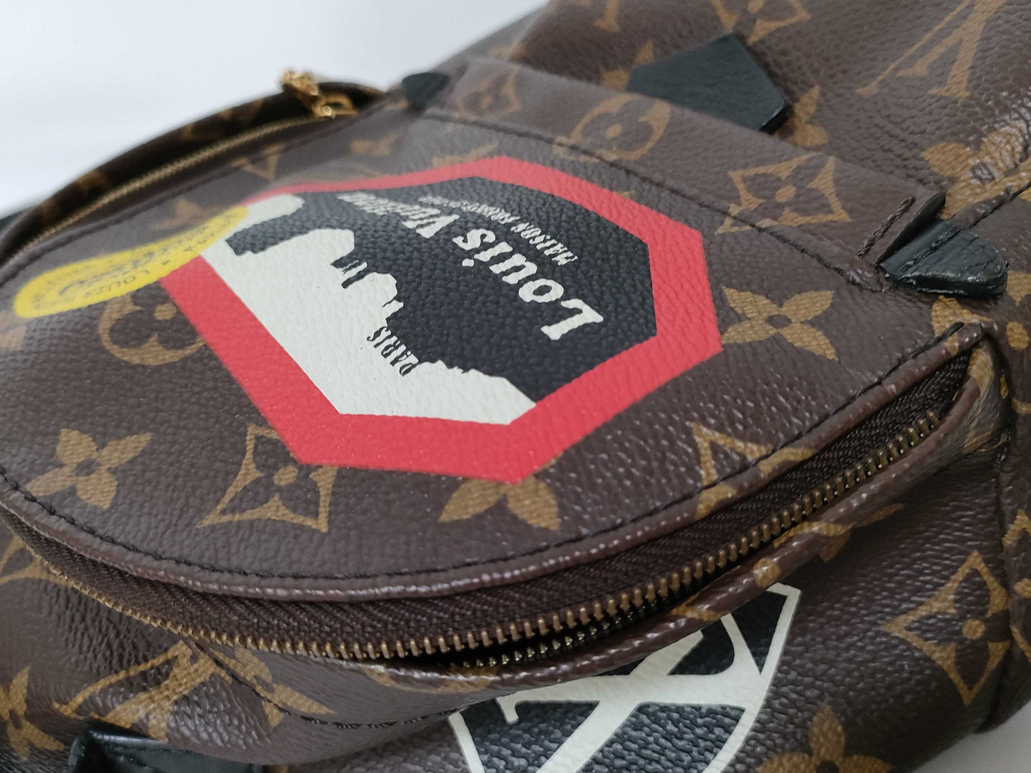 LOUIS VUITTON Monogram LV Palm Springs Mini World Tour Backpack