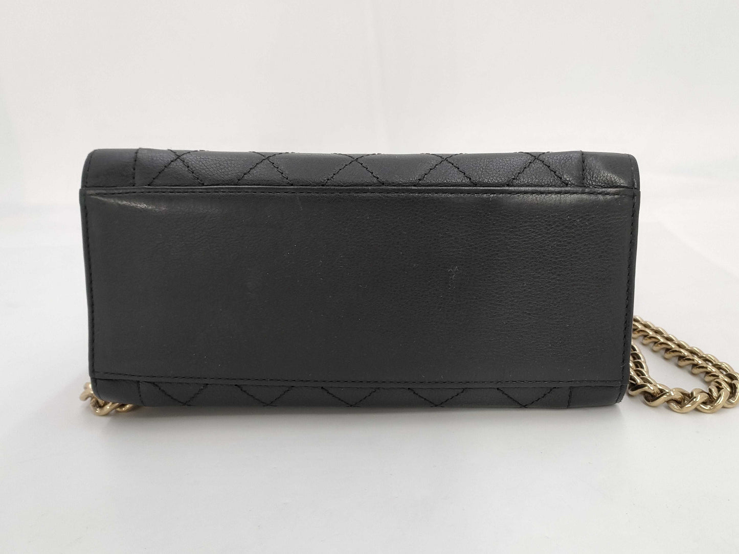 CHANEL 2-way handbag, No. 23, black with gold hardware