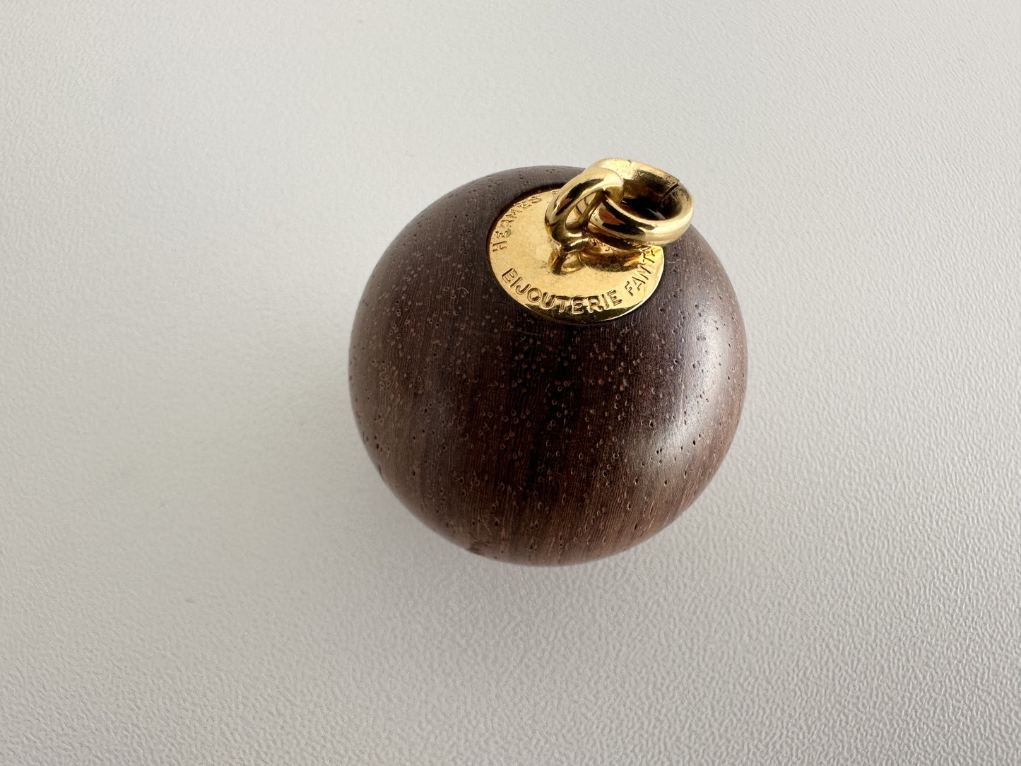 HERMES HERMES Serie Wood Ball Necklace Necklace