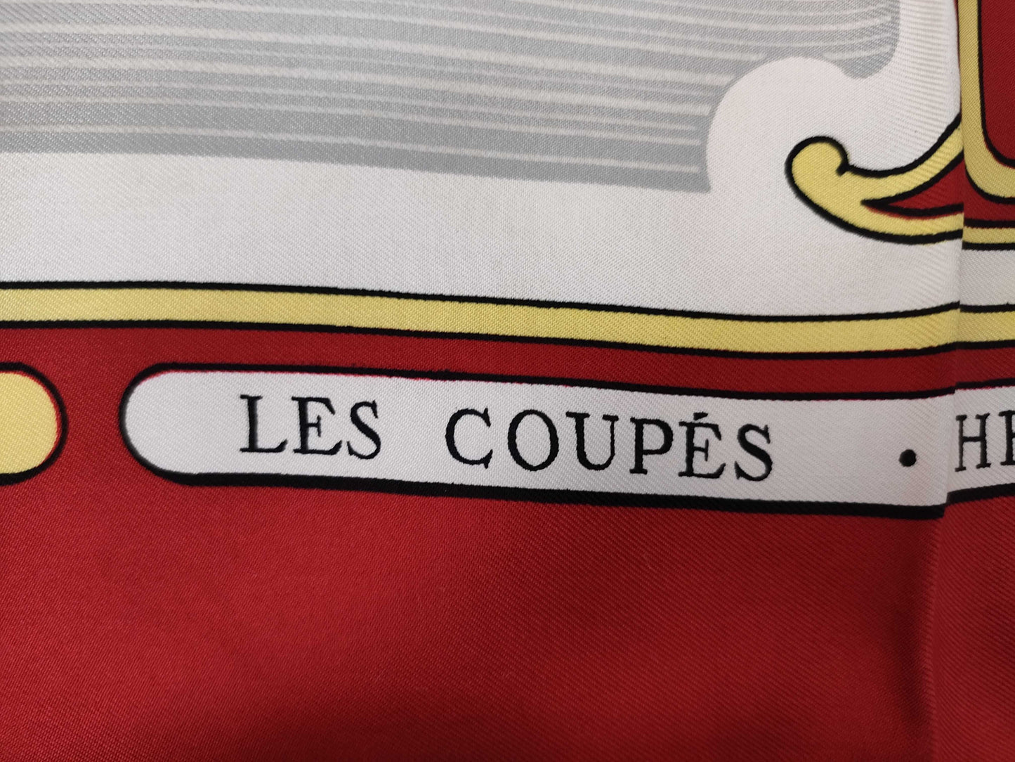 HERMES Carre HERMES Hermes Carre 90 LES COUPES Coupe Scarf