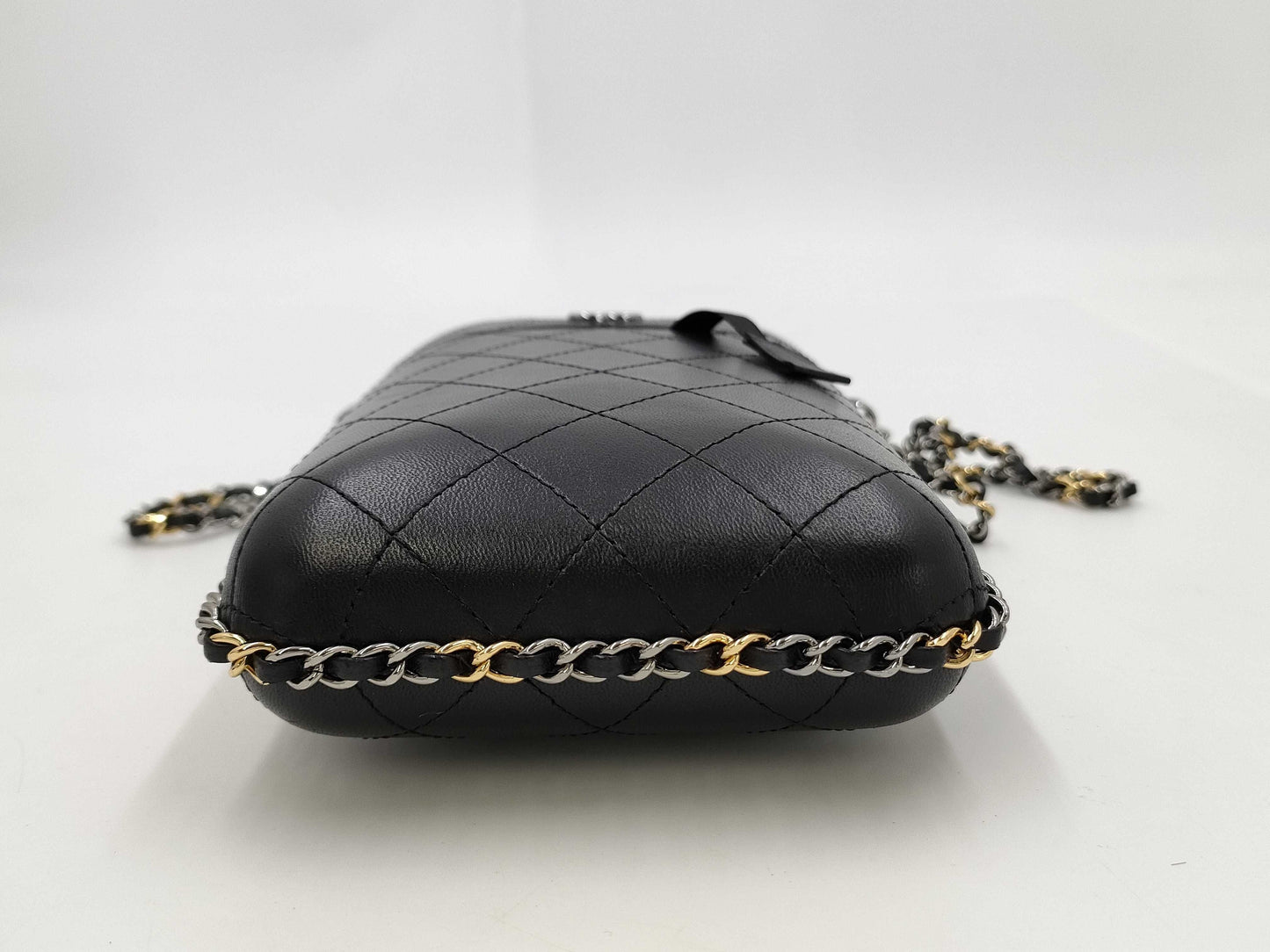 CHANEL Phone Case S/G Hardware Shoulder Bag