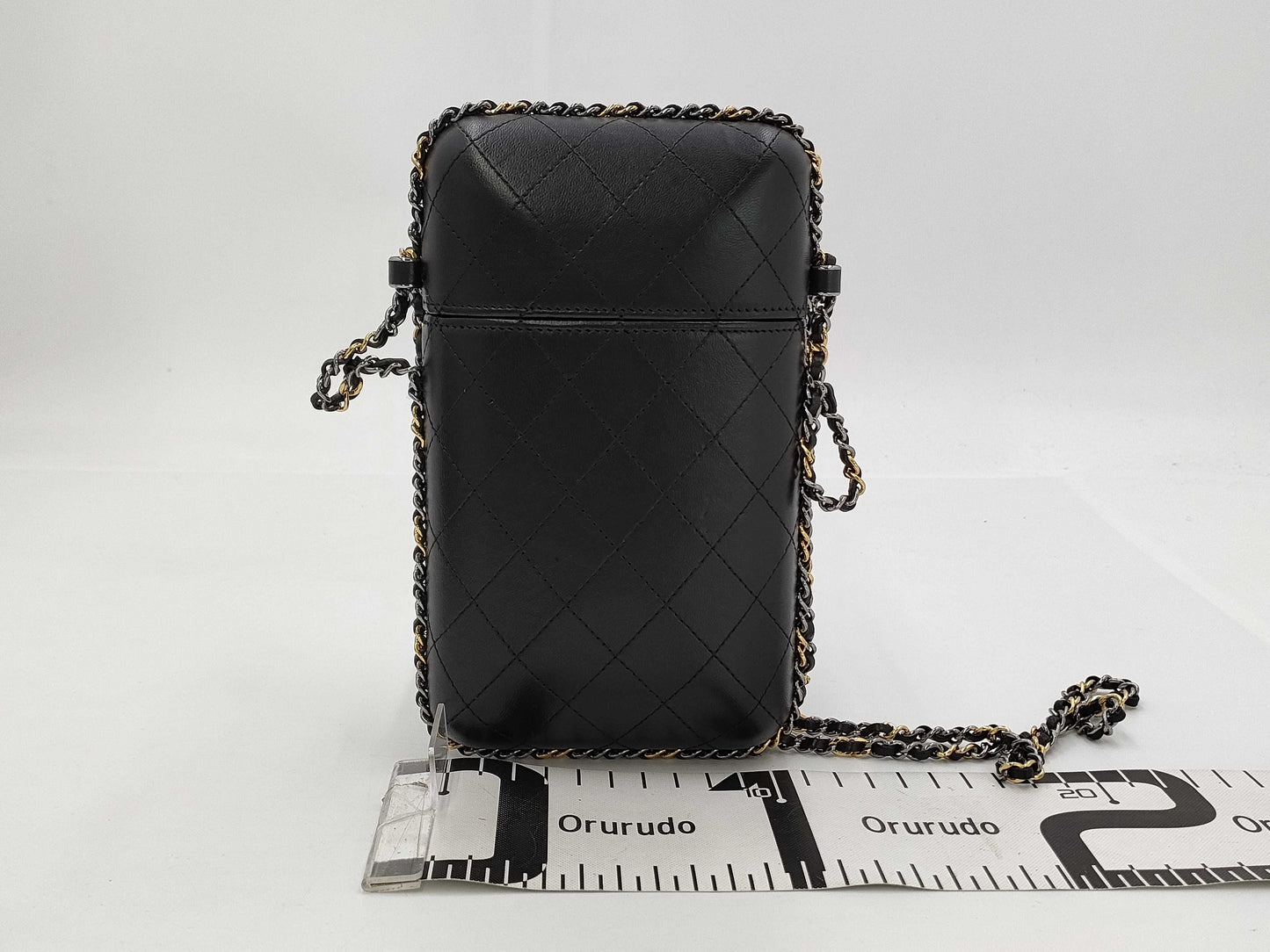 CHANEL Phone Case S/G Hardware Shoulder Bag