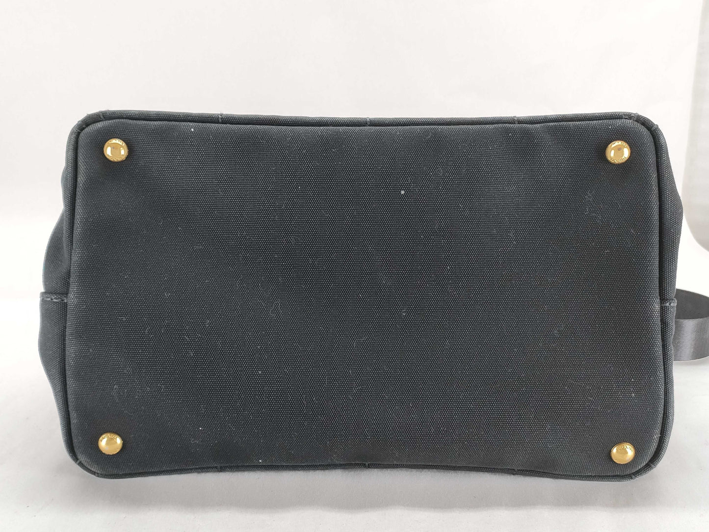 PRADA PRADA Canapa 2-way shoulder bag, black tote bag