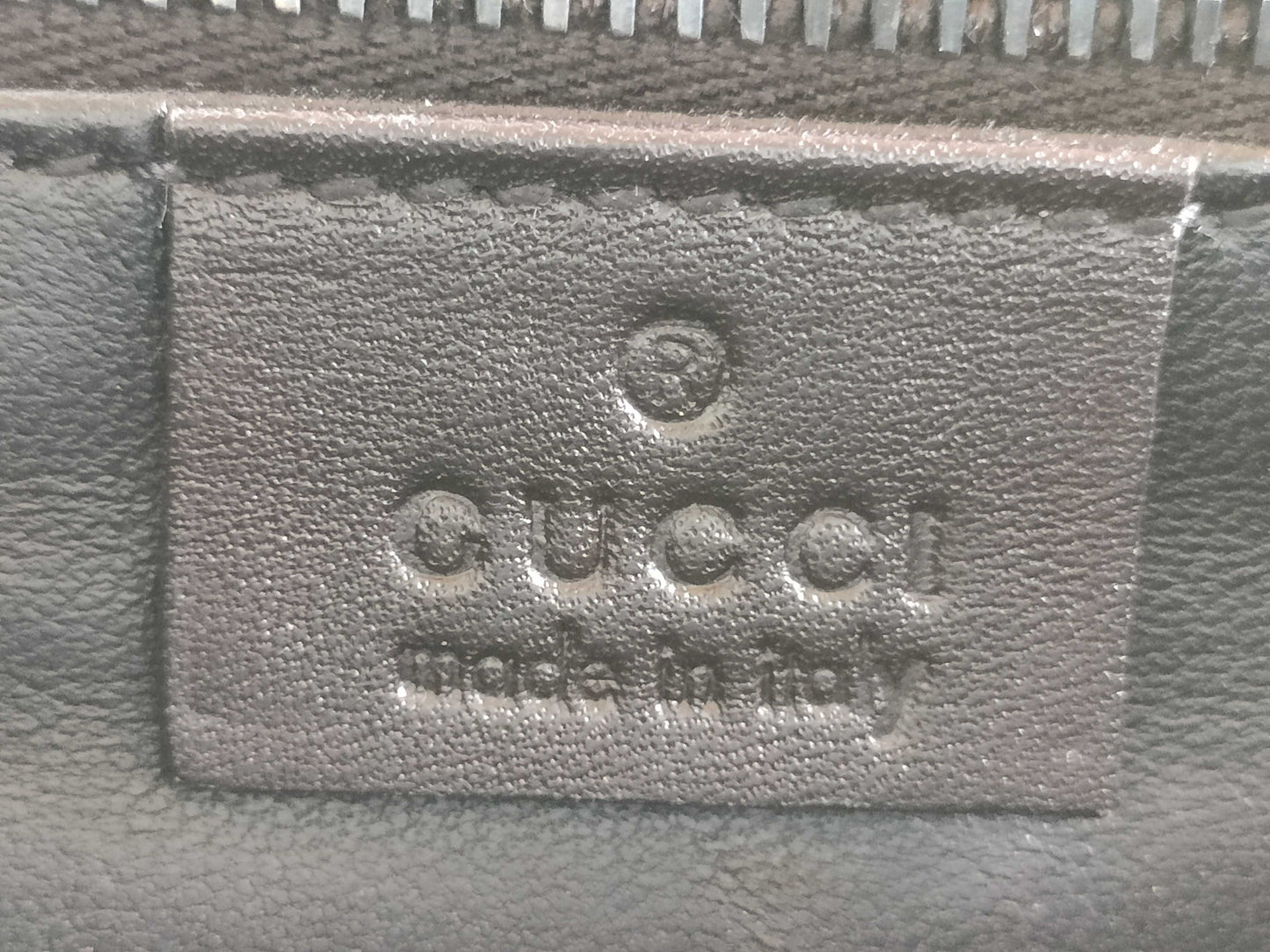 GUCCI Guccissima Gucci GGssima 2-way shoulder bag with lock and key