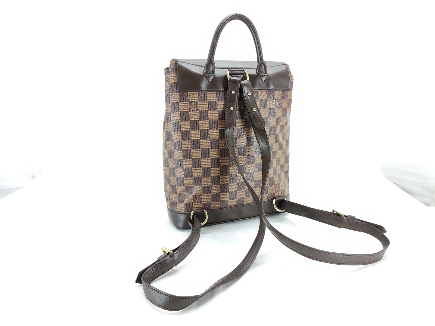 LOUIS VUITTON RFID verification failed TH0957 Damier Louis Vuitton Damier Soho Backpack