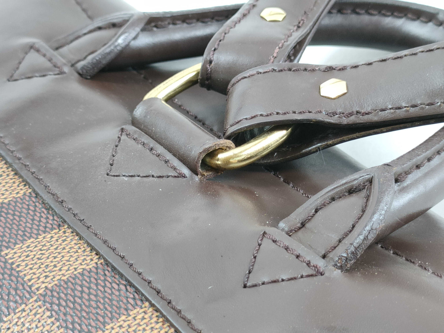 LOUIS VUITTON RFID verification failed TH0957 Damier Louis Vuitton Damier Soho Backpack