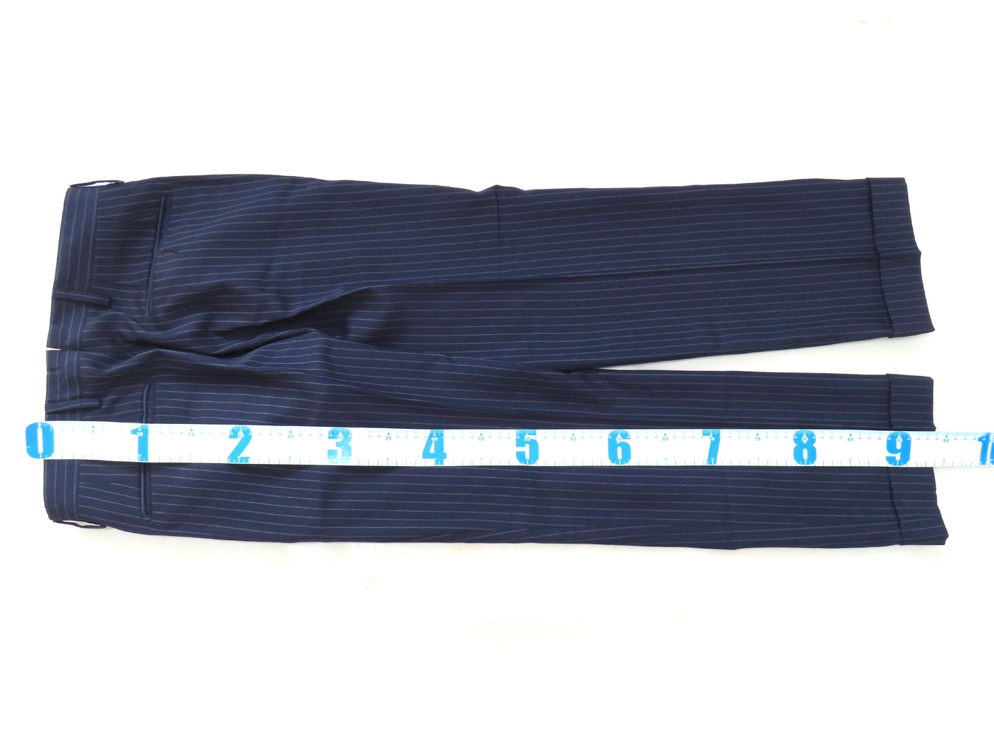 LARDINI Suit Set, Navy Blue, Striped, Size L, Other Apparel