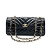 CHANEL CHANEL Matelasse Wave Stitch Turnlock Coco Mark Patent Leather Chain Hand Shoulder Bag