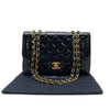 CHANEL CHANEL Matelasse Turnlock Coco Mark Diana Flap Patent Leather Chain Hand Shoulder Bag