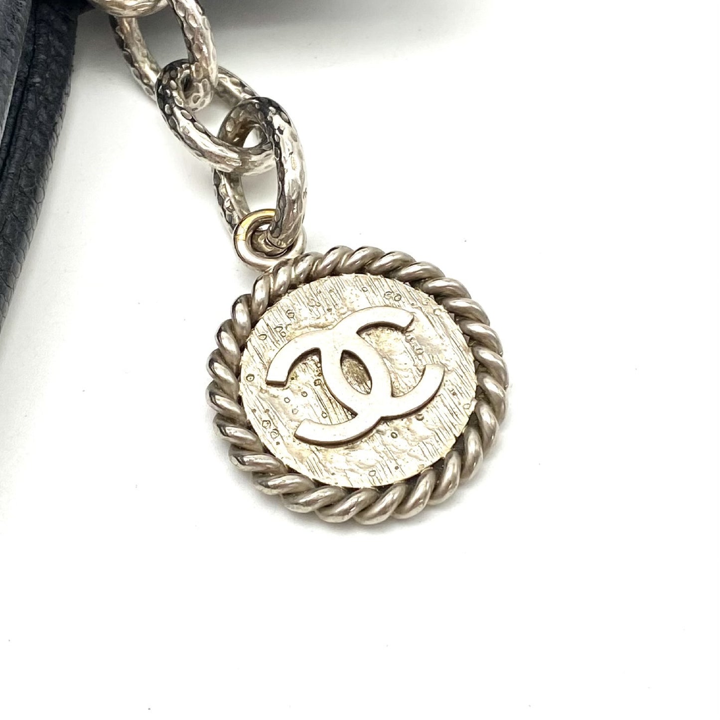 CHANEL CHANEL Matelasse Large Coco Mark Caviar Skin Reproduction Tote Bag