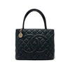 CHANEL CHANEL Matelasse Large Coco Mark Caviar Skin Reproduction Tote Bag