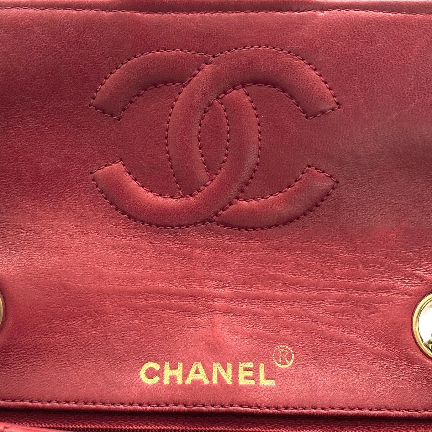 CHANEL CHANEL Mini Matelasse Turnlock Coco Mark Lambskin Chain Shoulder Bag