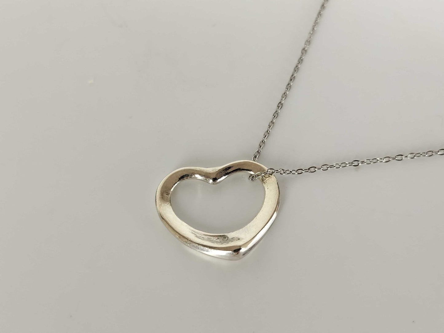 Tiffany & Co. Open Heart Tiffany Necklace Open Heart Silver 925 Necklace