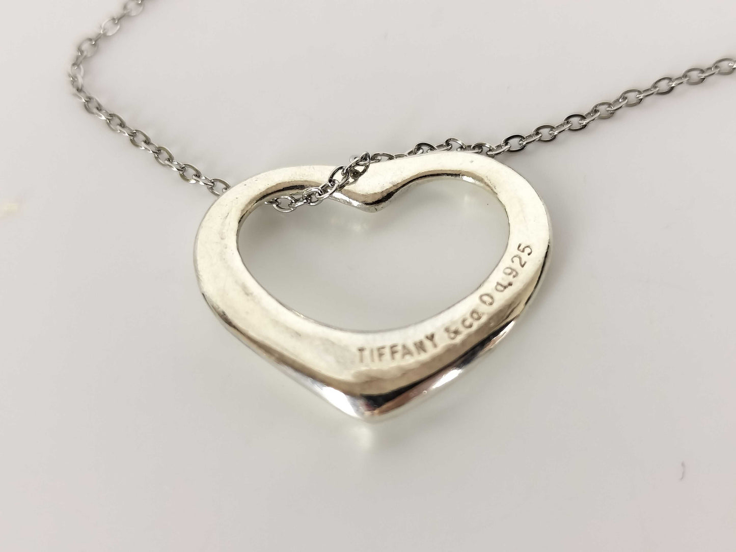 Tiffany & Co. Open Heart Tiffany Necklace Open Heart Silver 925 Necklace