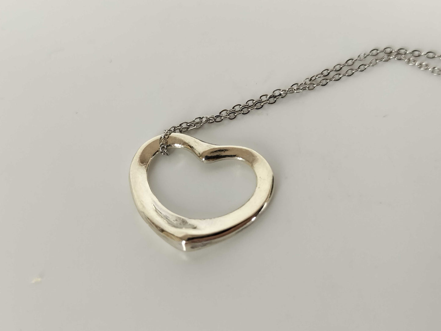Tiffany & Co. Open Heart Tiffany Necklace Open Heart Silver 925 Necklace