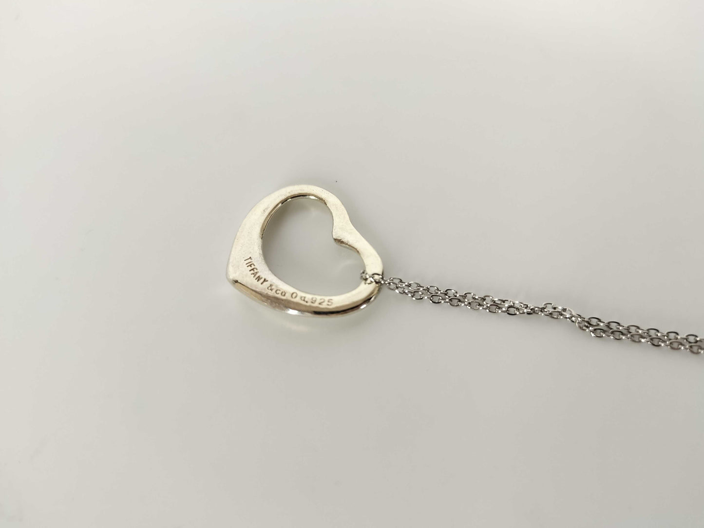 Tiffany & Co. Open Heart Tiffany Necklace Open Heart Silver 925 Necklace