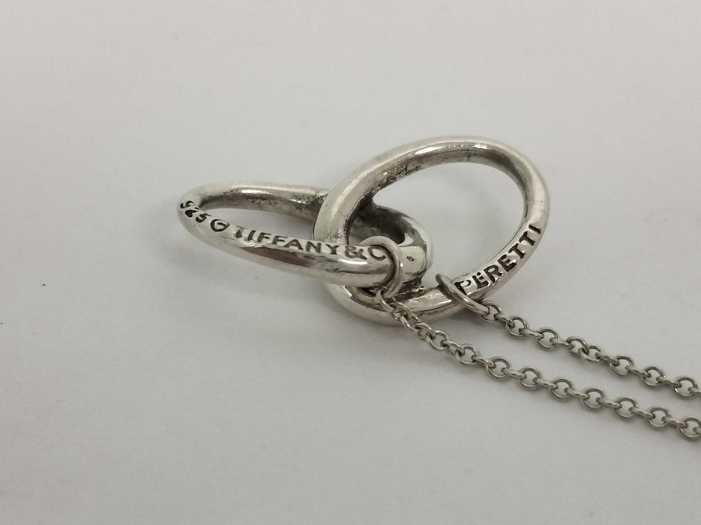 Tiffany & Co. Tiffany Necklace Double Loop Silver 925 Necklace