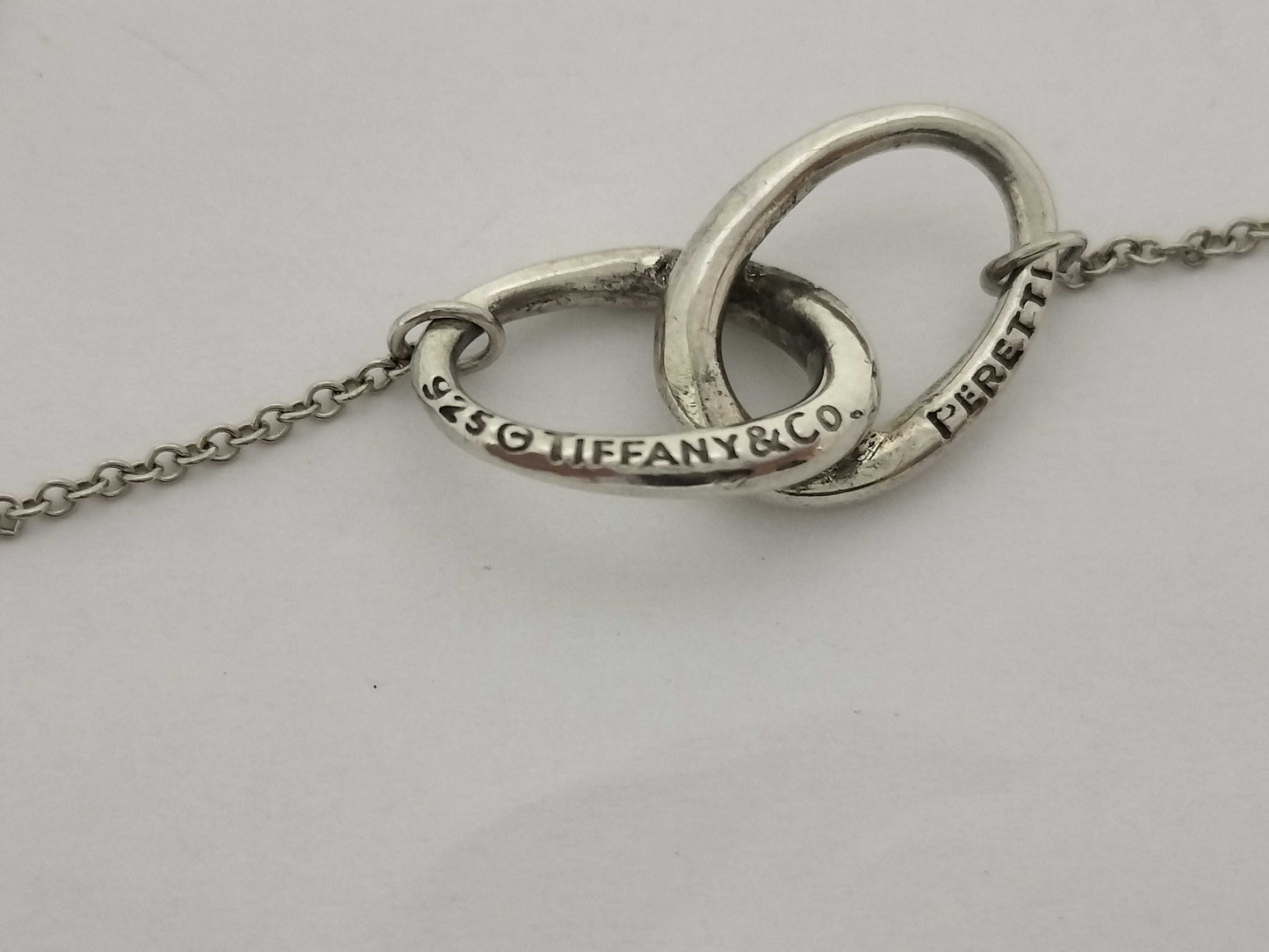 Tiffany & Co. Tiffany Necklace Double Loop Silver 925 Necklace