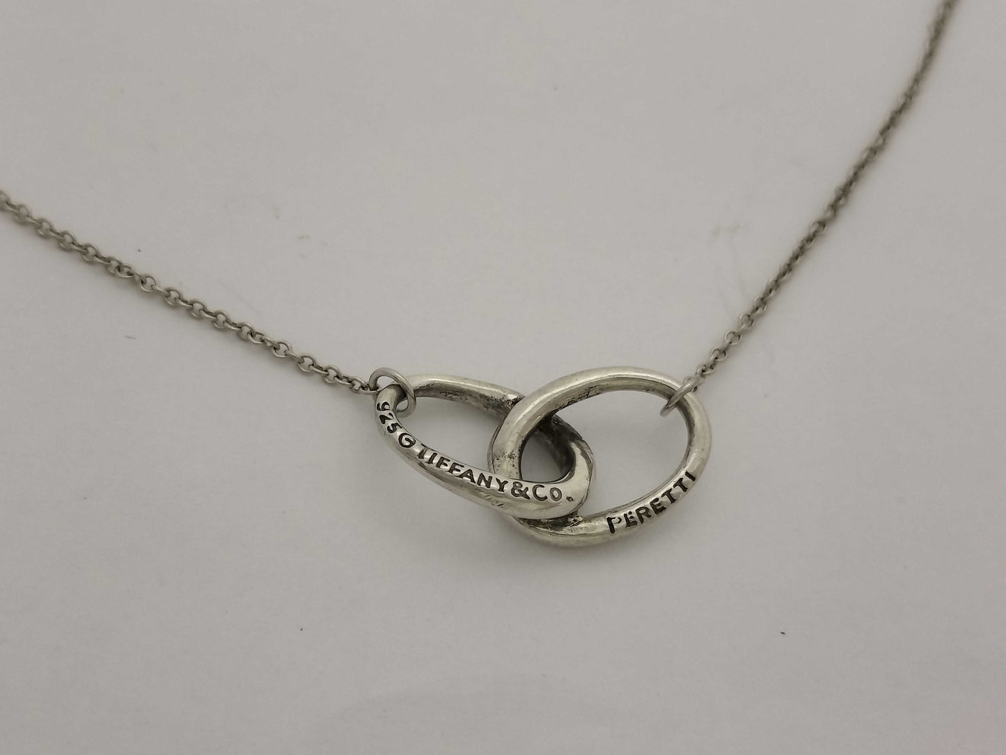 Tiffany & Co. Tiffany Necklace Double Loop Silver 925 Necklace