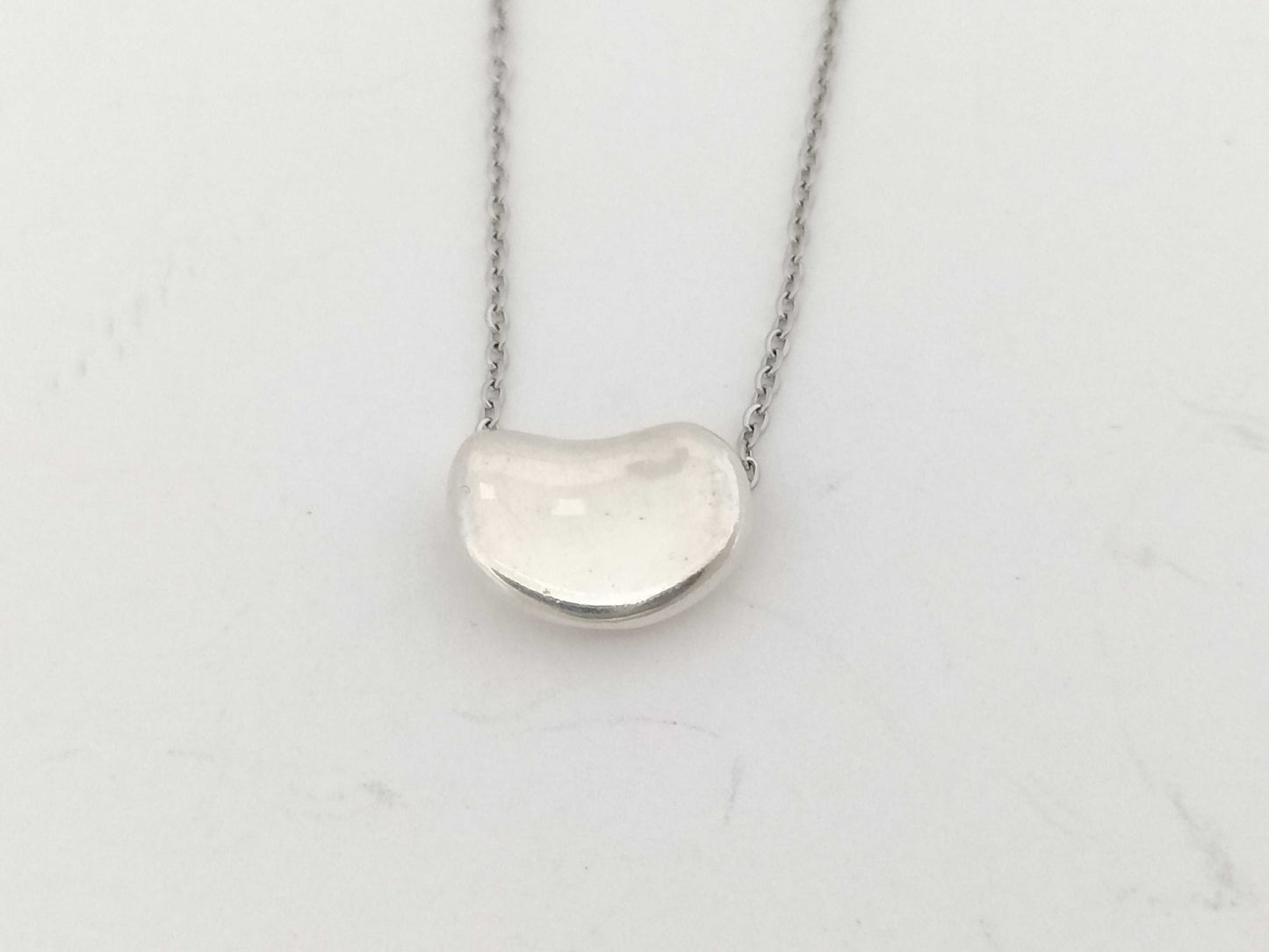 Tiffany & Co. Bean Tiffany Necklace Bean Beans Peretti 925 Necklace