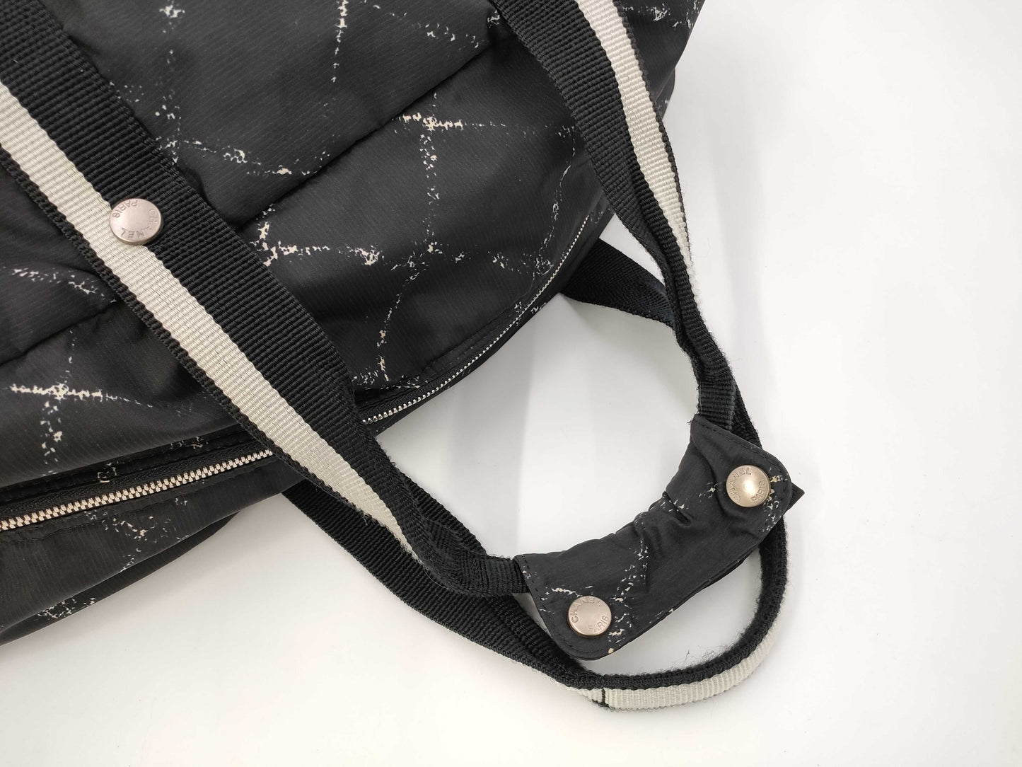 CHANEL Old Travel Line Boston Bag Boston Bag