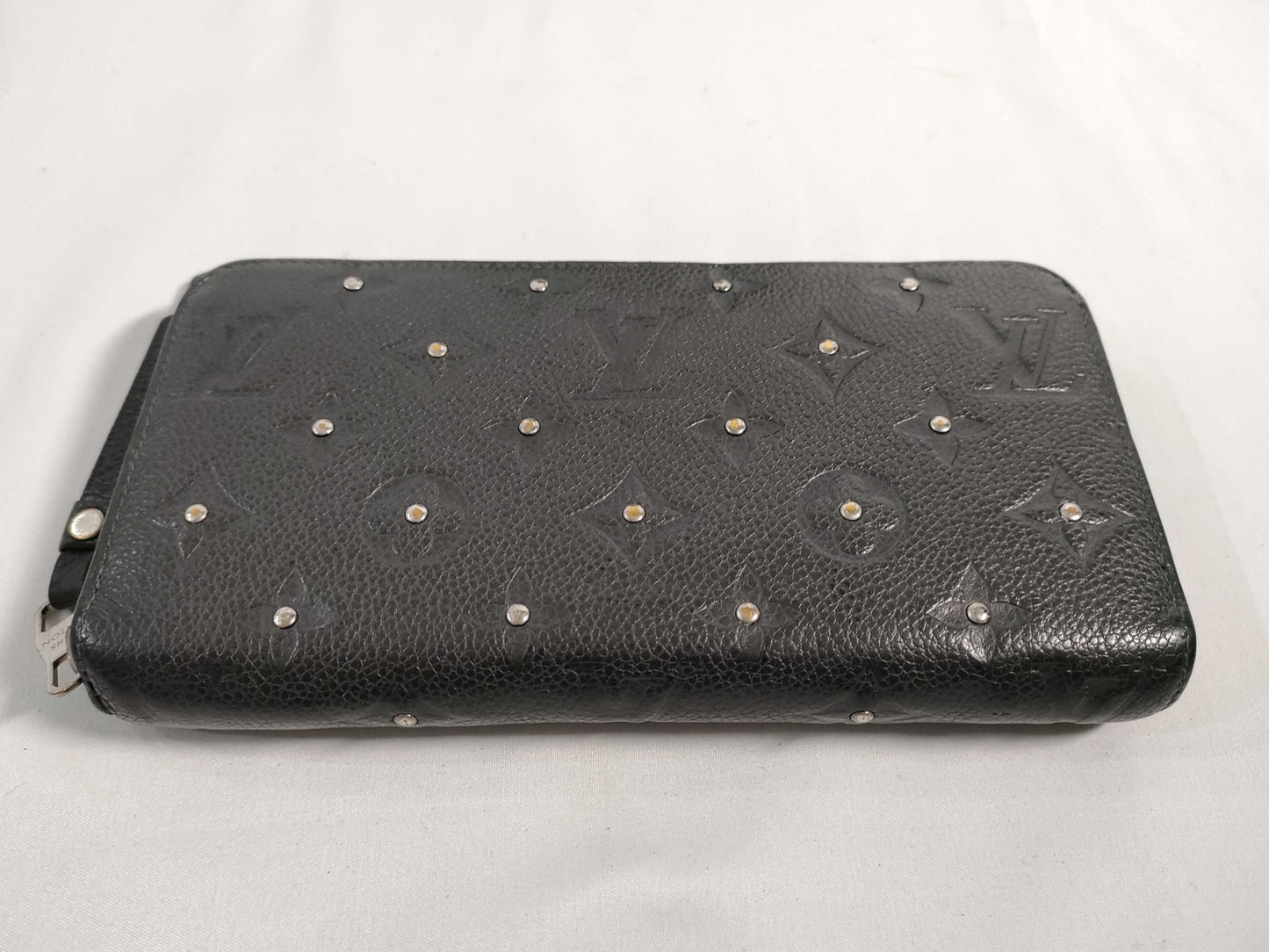 LOUIS VUITTON RFID verification not possible SP4135 M61442 Zippy Wallet Platine Studs Wallet