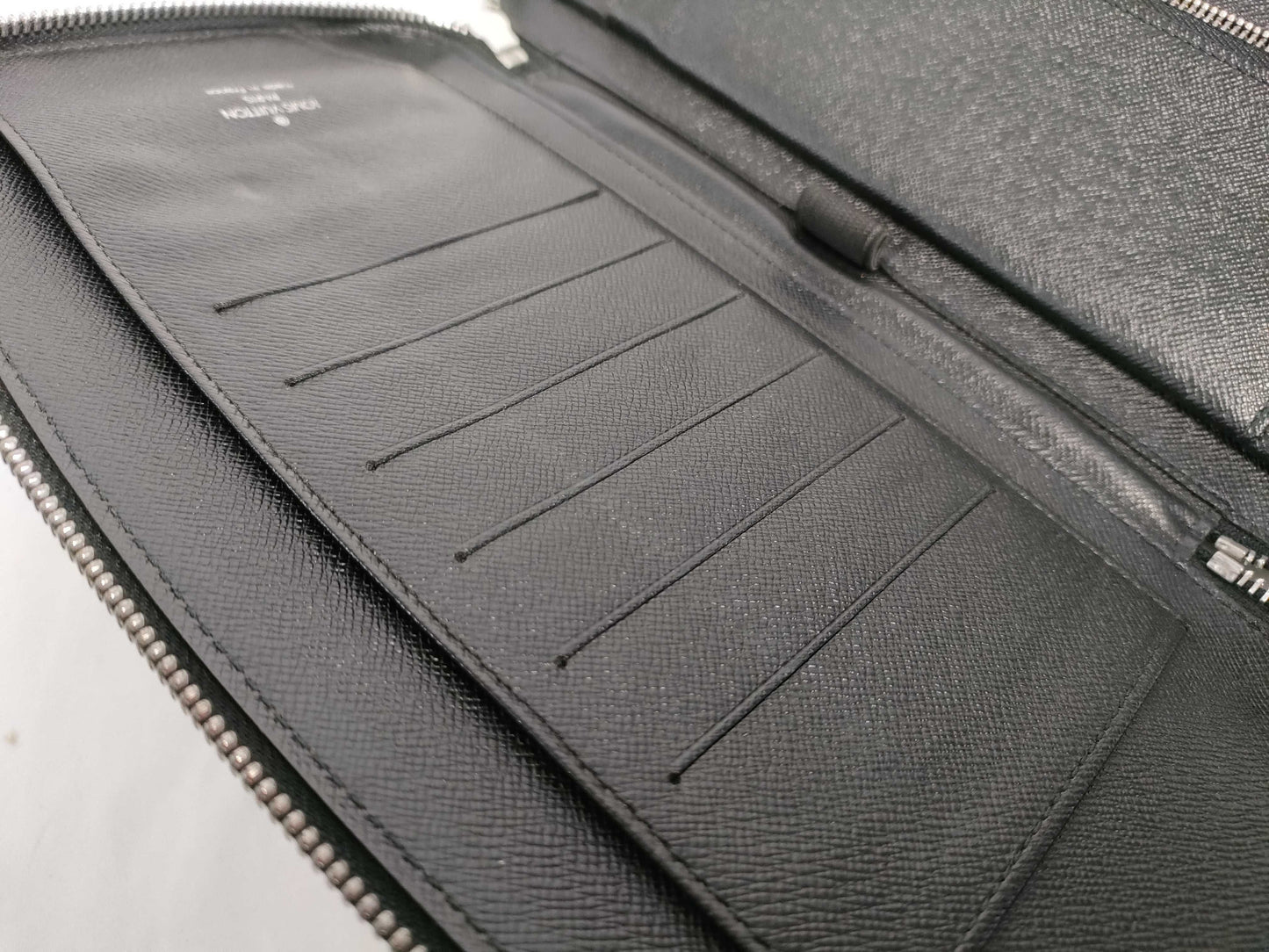 LOUIS VUITTON RFID verification failed MI1004 Taiga Taiga Organizer Atoll Travel Case Handbag