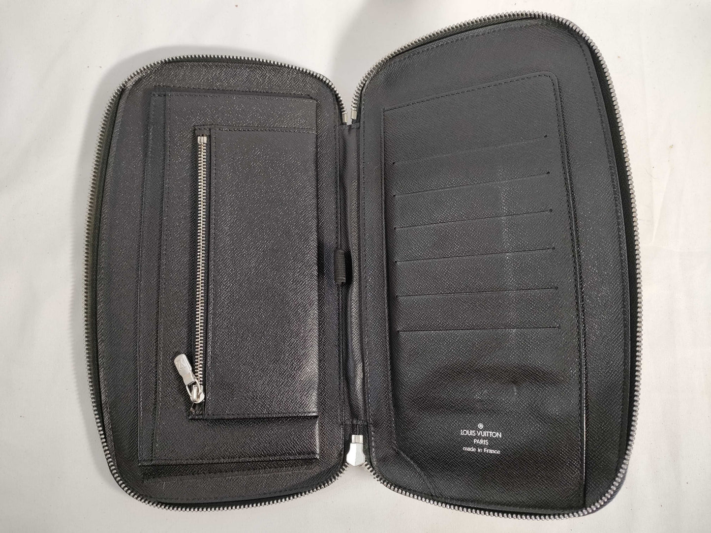 LOUIS VUITTON RFID verification failed MI1004 Taiga Taiga Organizer Atoll Travel Case Handbag