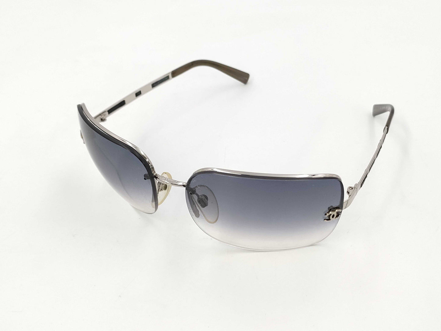CHANEL CHANEL Chanel Sunglasses Coco Mark Black Red Sunglasses Glasses