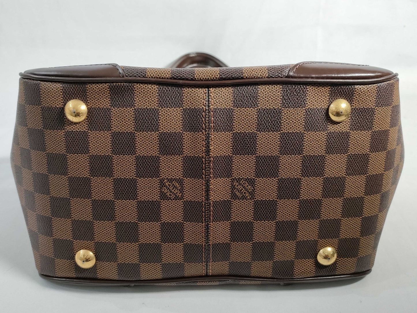 LOUIS VUITTON RFID verification failed. DU0190 Damier LOUIS VUITTON N41117 Damier Verona PM handbag.