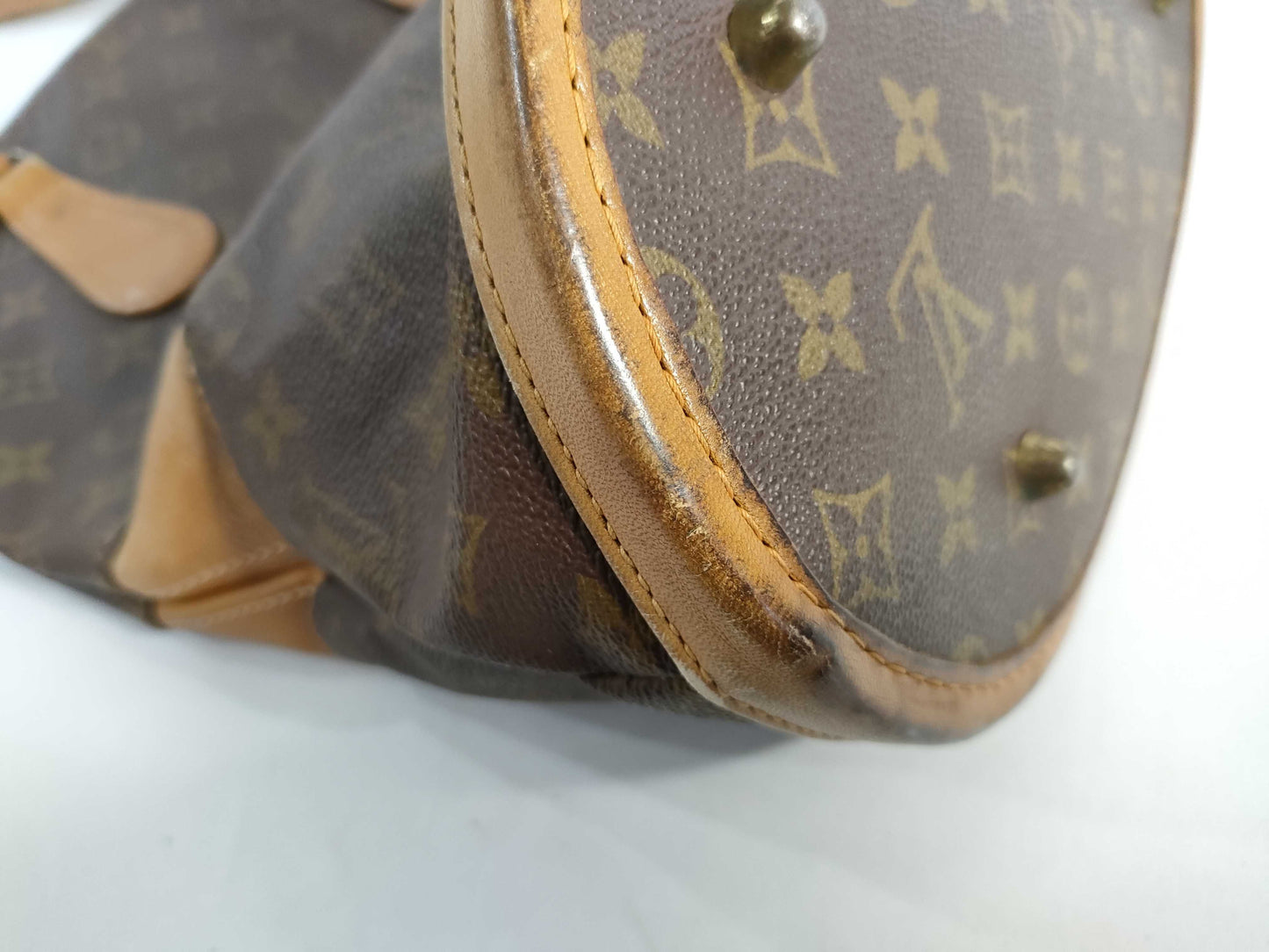 LOUIS VUITTON RFID verification not possible, serial number verification not possible, Monogram LOUIS VUITTON Monogram USA Exclusive Bucket Handbag